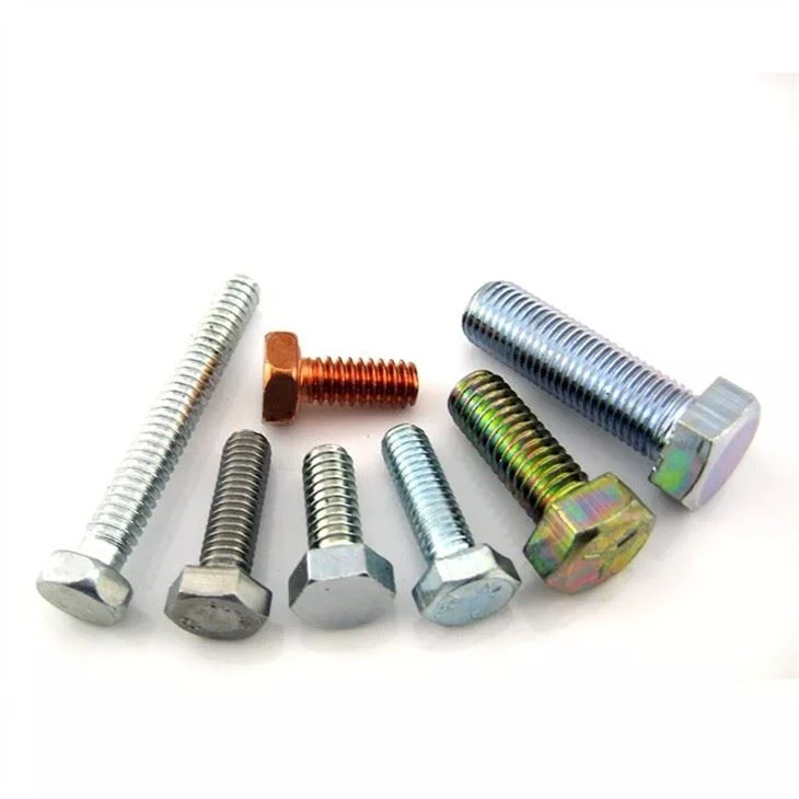M6-M20 Pernos Y Tuercas Hexagonales Galvanizados